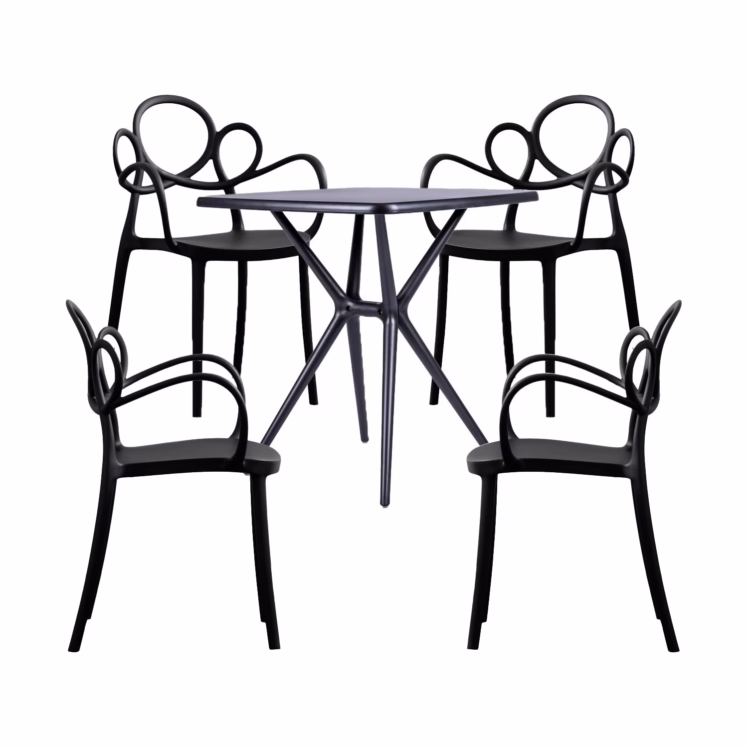 PACK 4 CHAISES DREAM XL ET UNE TABLE MOÏSE