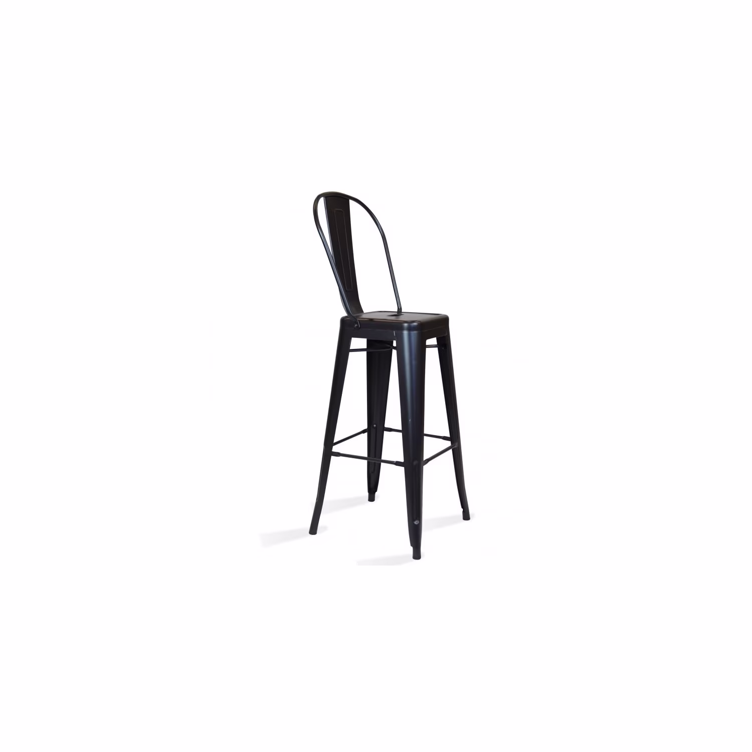PACK 4 TABURETES BISTRO MATT HIGHBACK