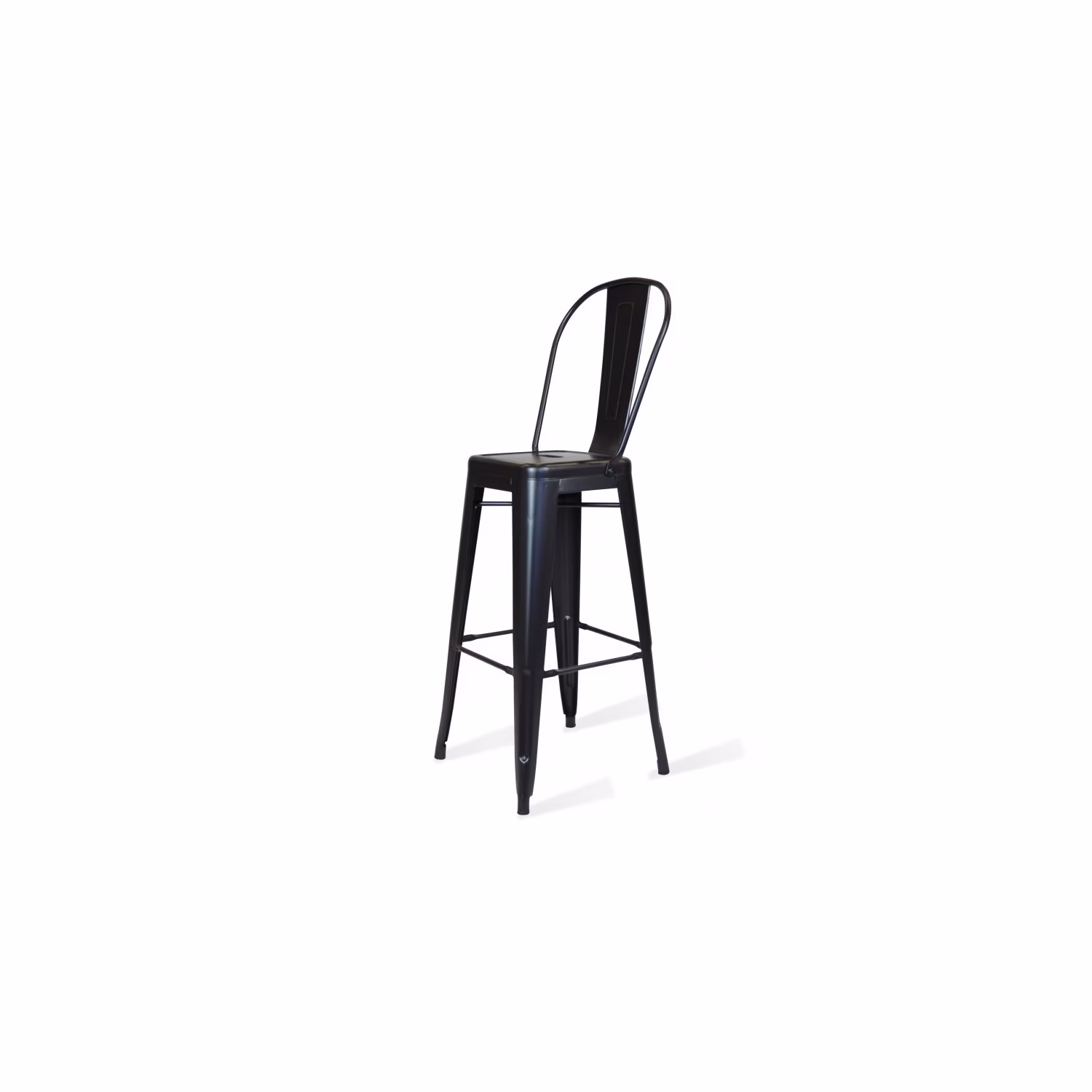 PACK 4 TABURETES BISTRO MATT HIGHBACK