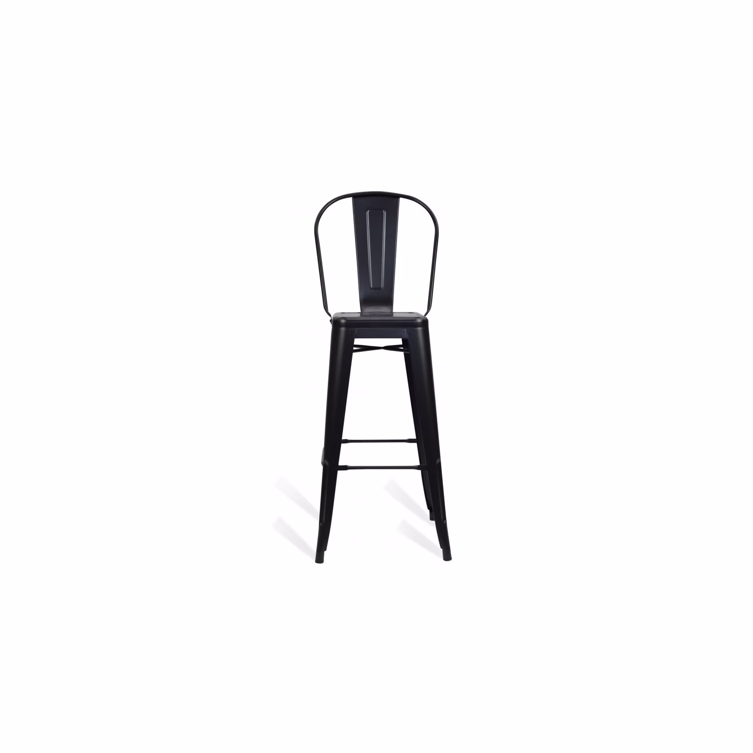 PACK 4 TABURETES BISTRO MATT HIGHBACK