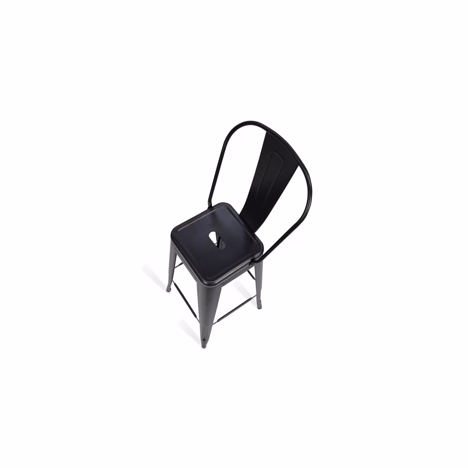 PACK 4 TABURETES BISTRO MATT HIGHBACK