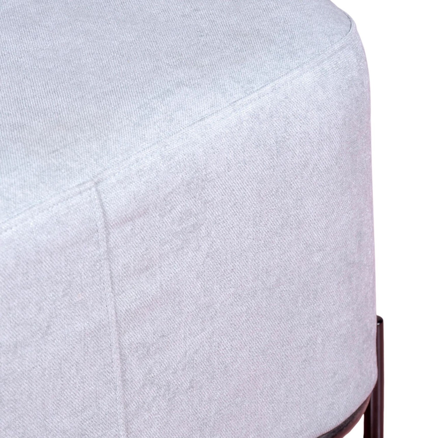Apoio para os pés do sofá Clair Loveseat de design minimalista