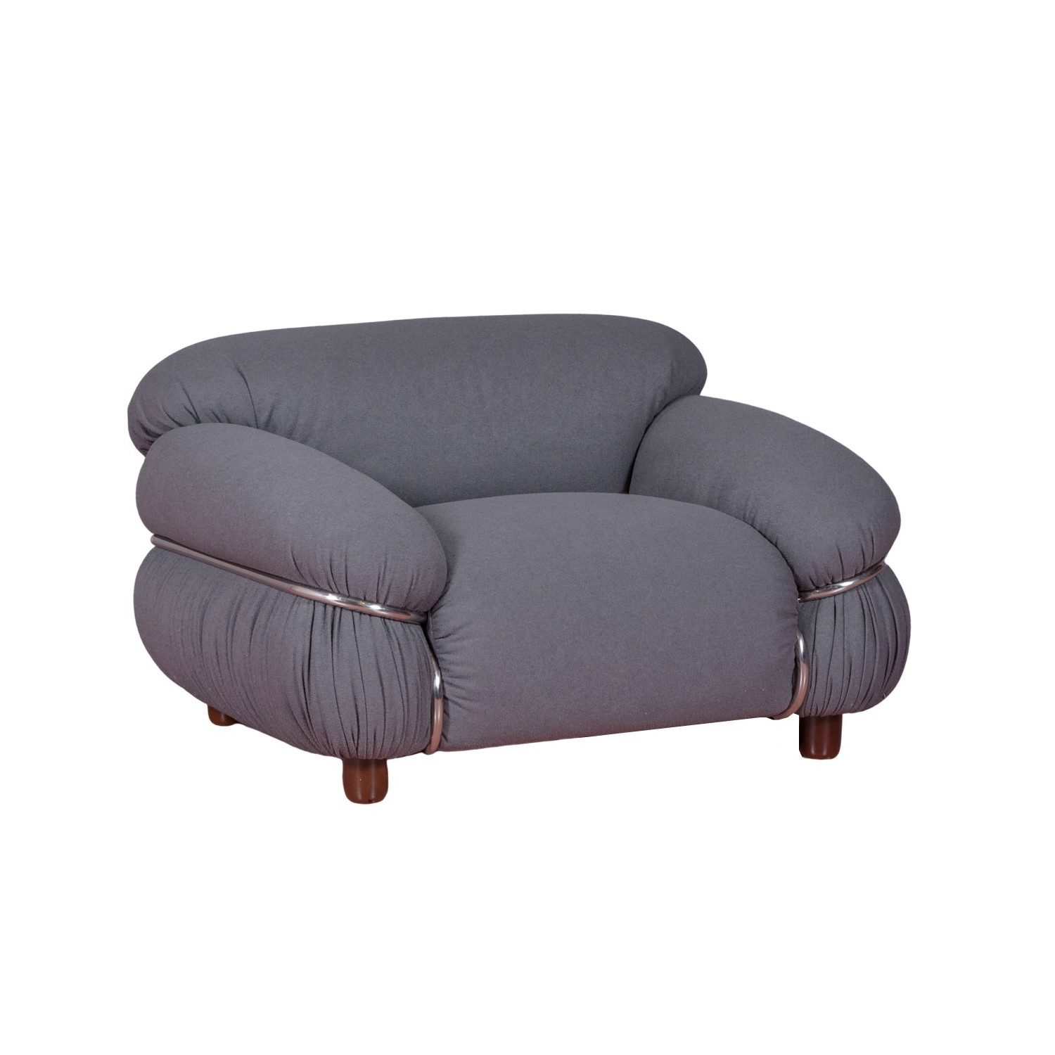 SOFA OLYMPIA DE 1 PLAZA TAPIZADO EN TEJIDO SHERPA