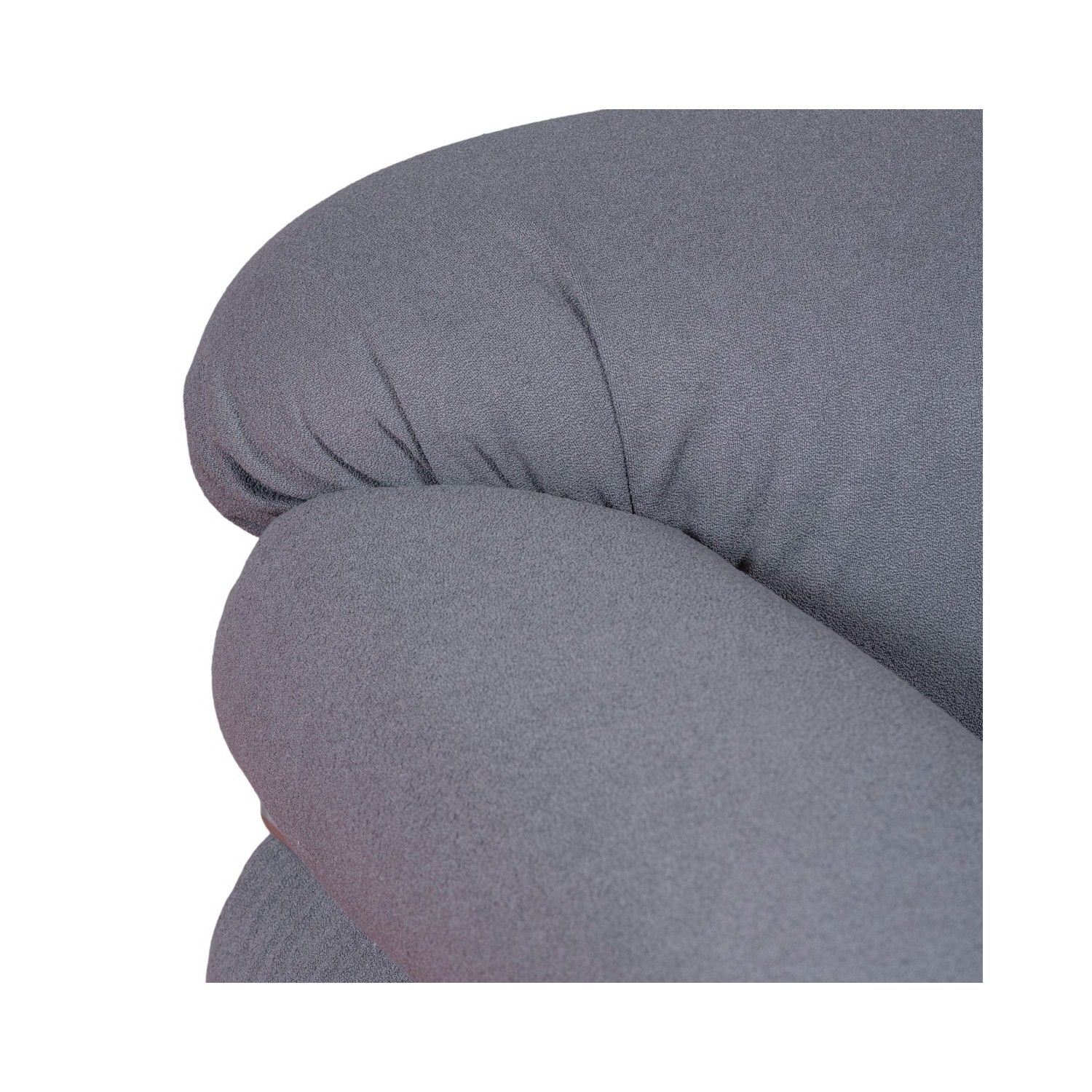 OLYMPIA 1 SEAT SOFA UPHOLSTERED IN SHERPA FABRIC
