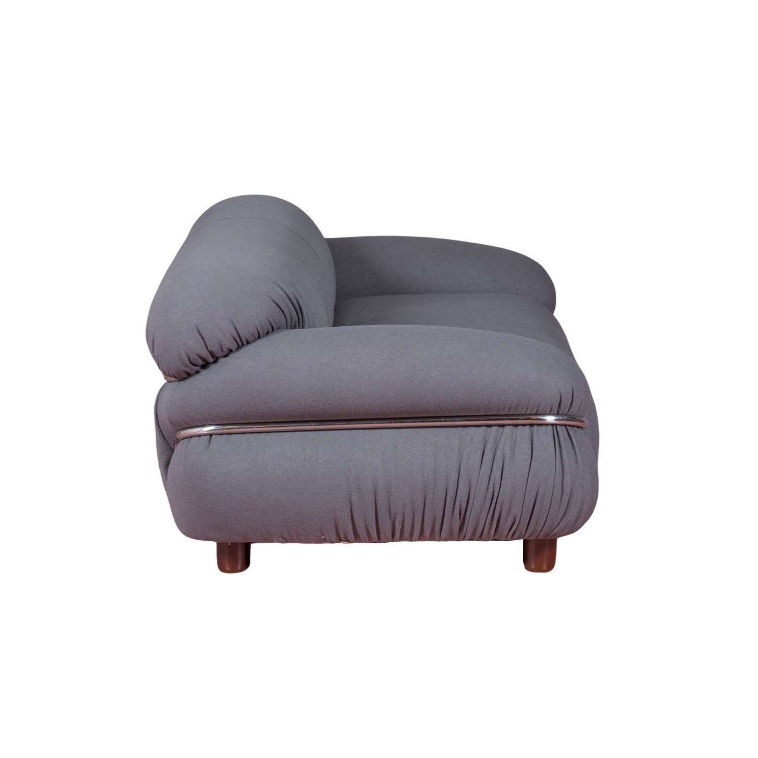 OLYMPIA 2-SEAT SOFA UPHOLSTERED IN SHERPA FABRIC