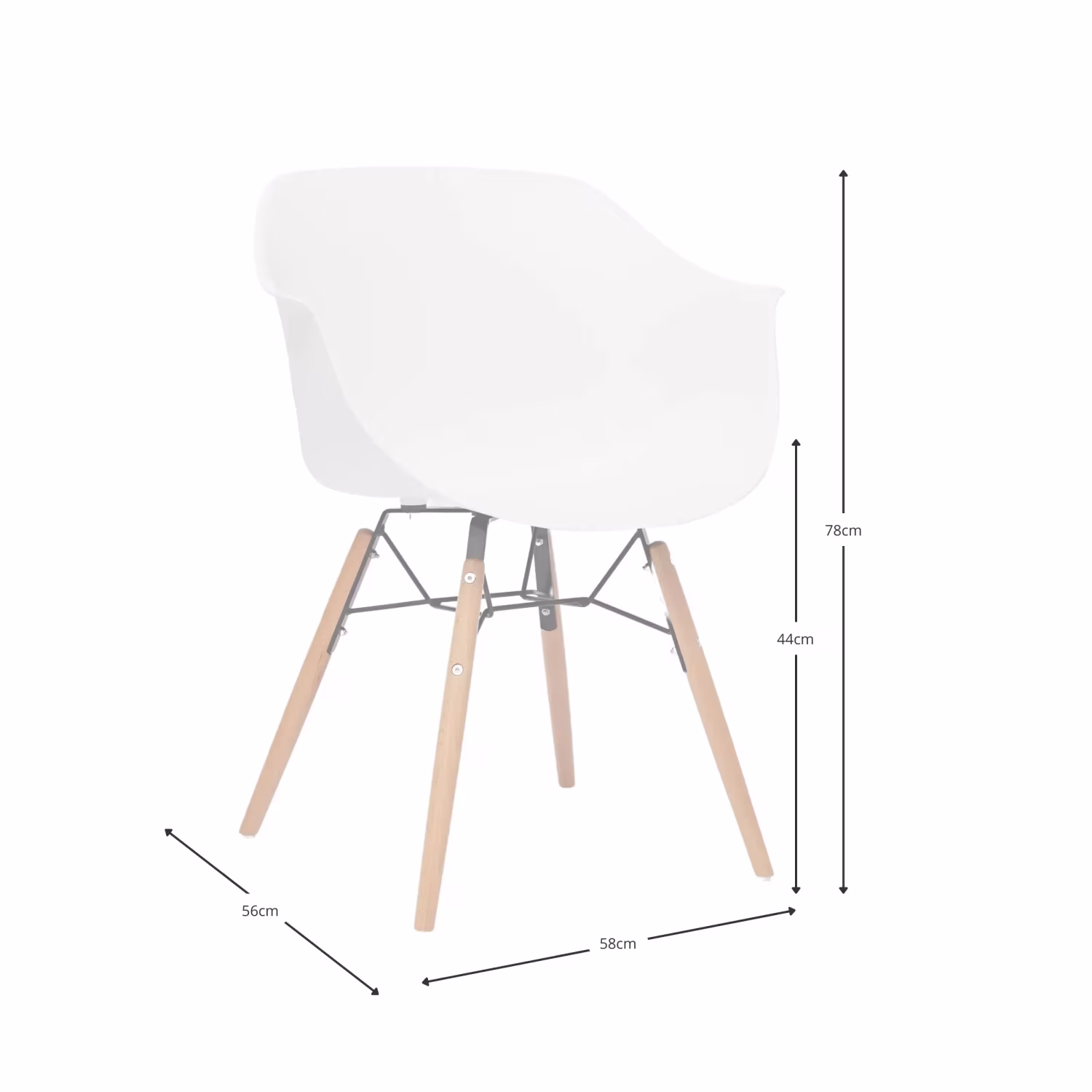 Chaise de salle à manger design Temu Nest Dream - 24