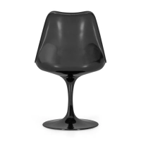 Chaise Lotus All Black avec coussin en coton FURNMOD - 22