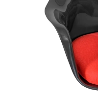 Krzesło Lotus Arms All Black z bawełnianą poduszką FURNMOD - 25