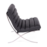 Designové křeslo čalouněné syntetickou kůží - Madrid Nest Dream - 5