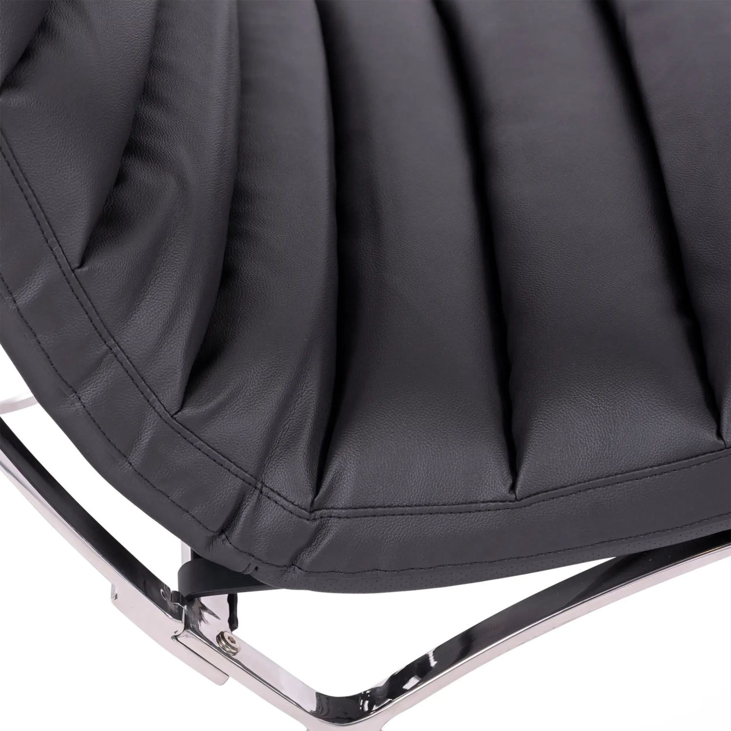 Designerski fotel tapicerowany skórą syntetyczną - Madryt Nest Dream - 6