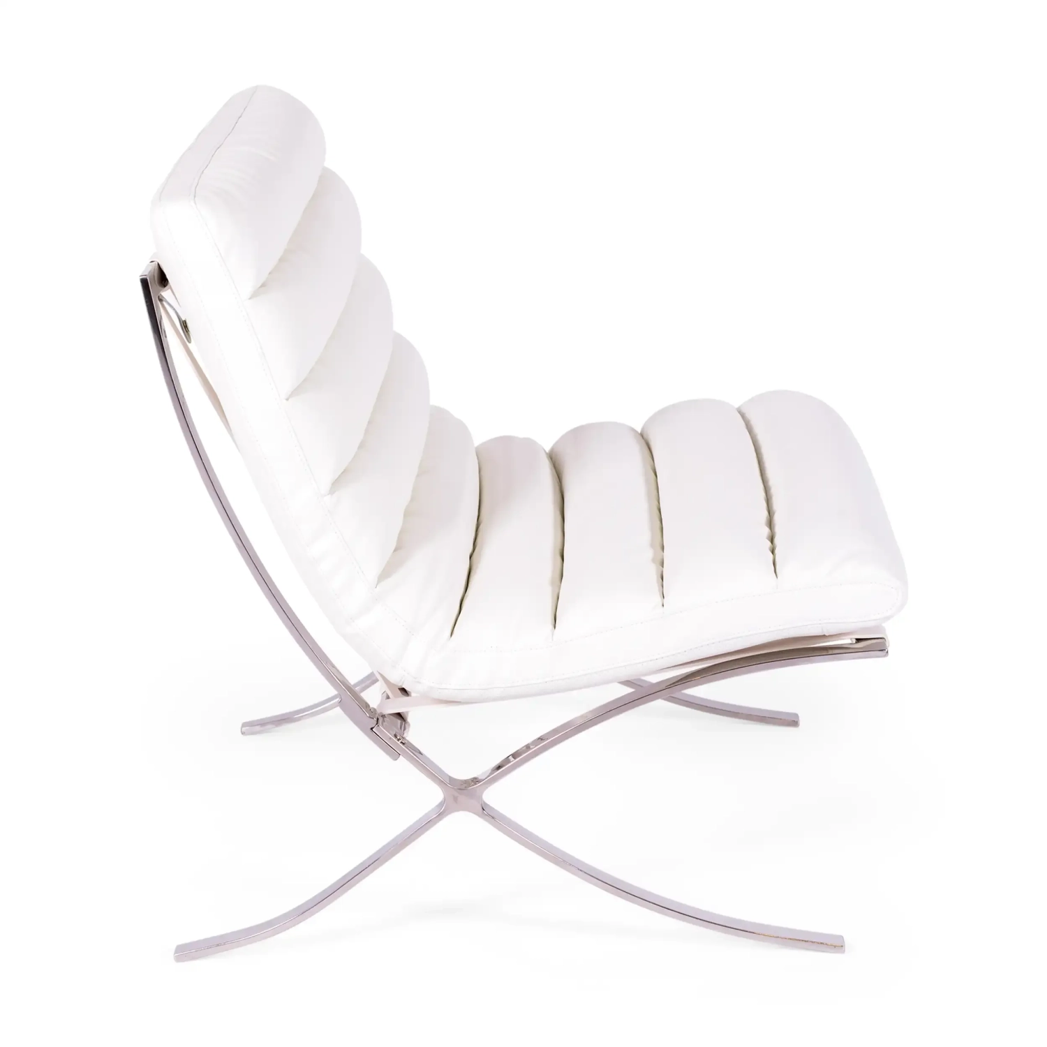Designerski fotel tapicerowany skórą syntetyczną - Madryt Nest Dream - 14