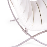 Design Sessel gepolstert in Kunstleder - Madrid Nest Dream - 10
