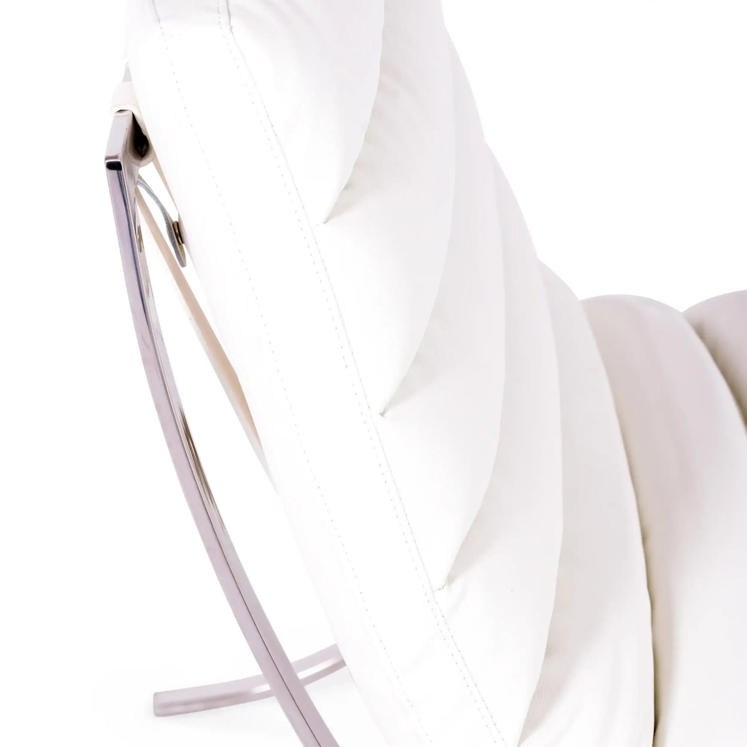 Designové křeslo čalouněné syntetickou kůží - Madrid Nest Dream - 15