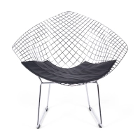 Sillón de diseño en acero cromado Diamond FURNMOD - 4
