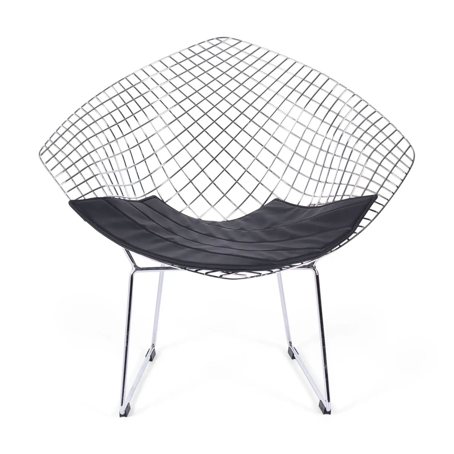 Fauteuil design en acier chromé Diamond FURNMOD - 4