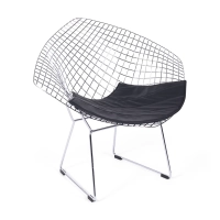 Diamond Design nojatuoli kromattua terästä FURNMOD - 1
