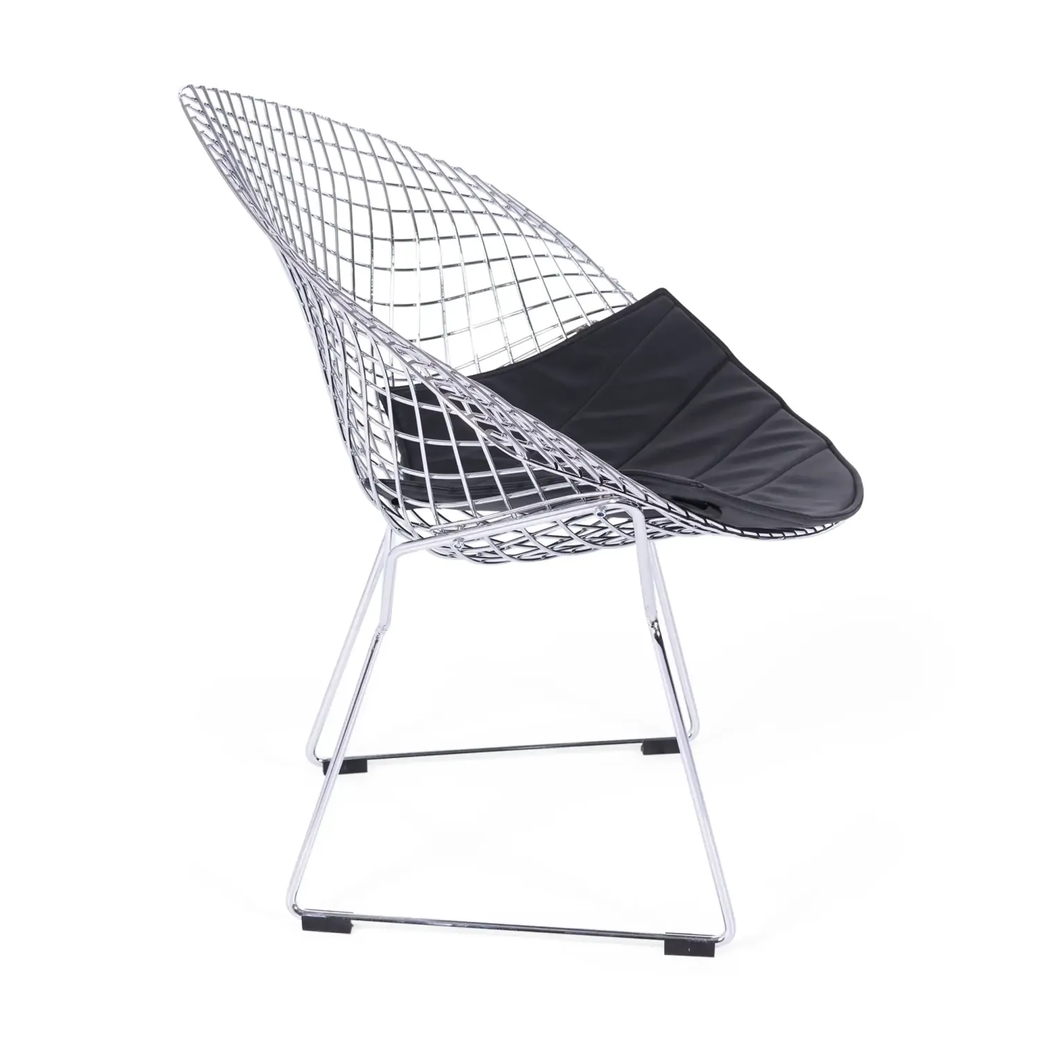 Fauteuil design en acier chromé Diamond FURNMOD - 7