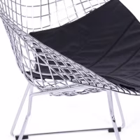 Fauteuil design en acier chromé Diamond FURNMOD - 2
