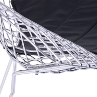 Sillón de diseño en acero cromado Diamond FURNMOD - 8