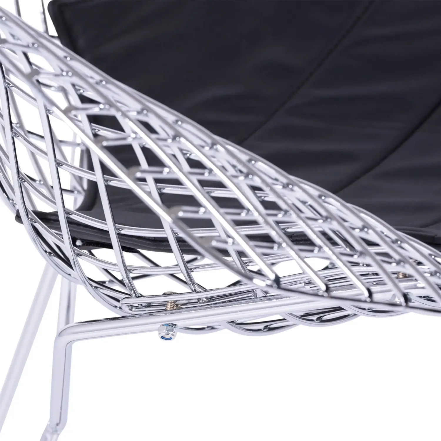 Fauteuil design en acier chromé Diamond FURNMOD - 8