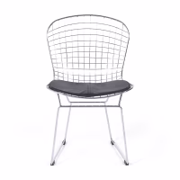 Chaise de salle à manger en acier chromé Berta FURNMOD - 3