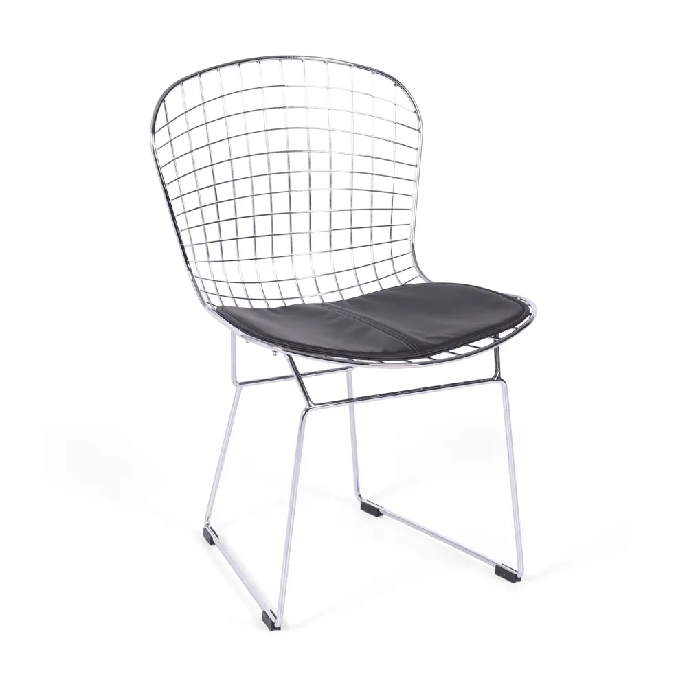 Inspiration chaise Bertoia Chrome - Chaise industrielle - Meubles Concept