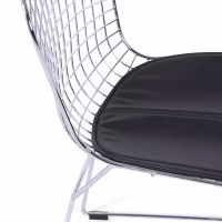Chaise de salle à manger en acier chromé Berta FURNMOD - 4