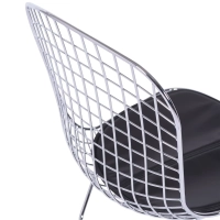 Berta chromed steel dining chair Berta FURNMOD - 7