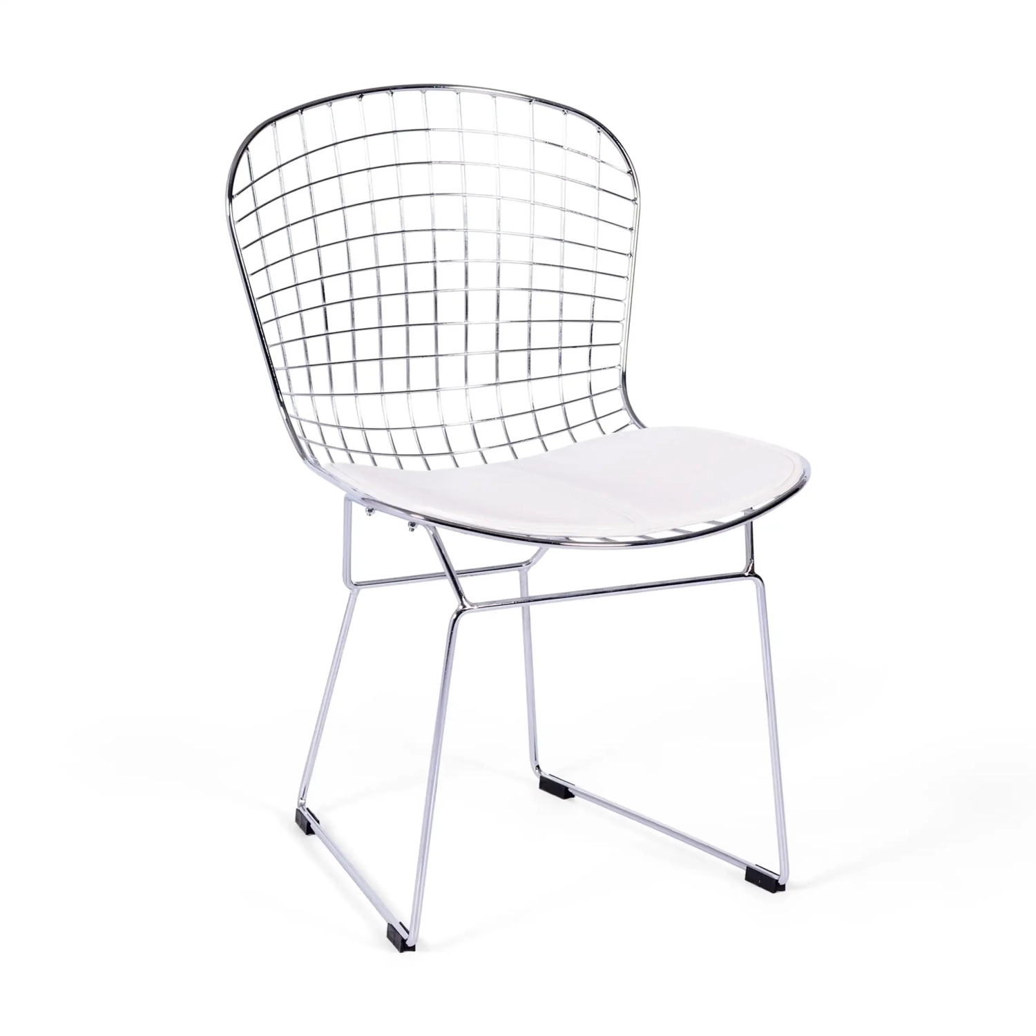 Berta chromed steel dining chair Berta FURNMOD - 8