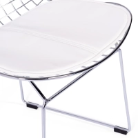 Berta chromed steel dining chair Berta FURNMOD - 9
