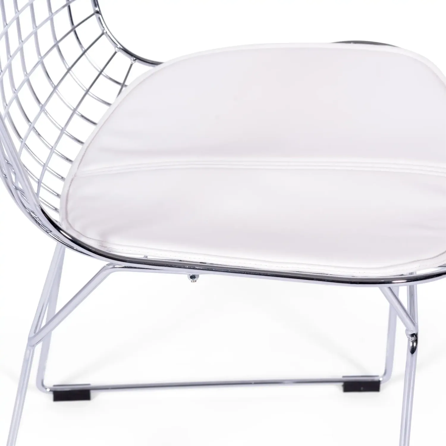 Chaise de salle à manger en acier chromé Berta FURNMOD - 14