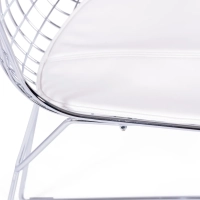 Berta chromed steel dining chair Berta FURNMOD - 11