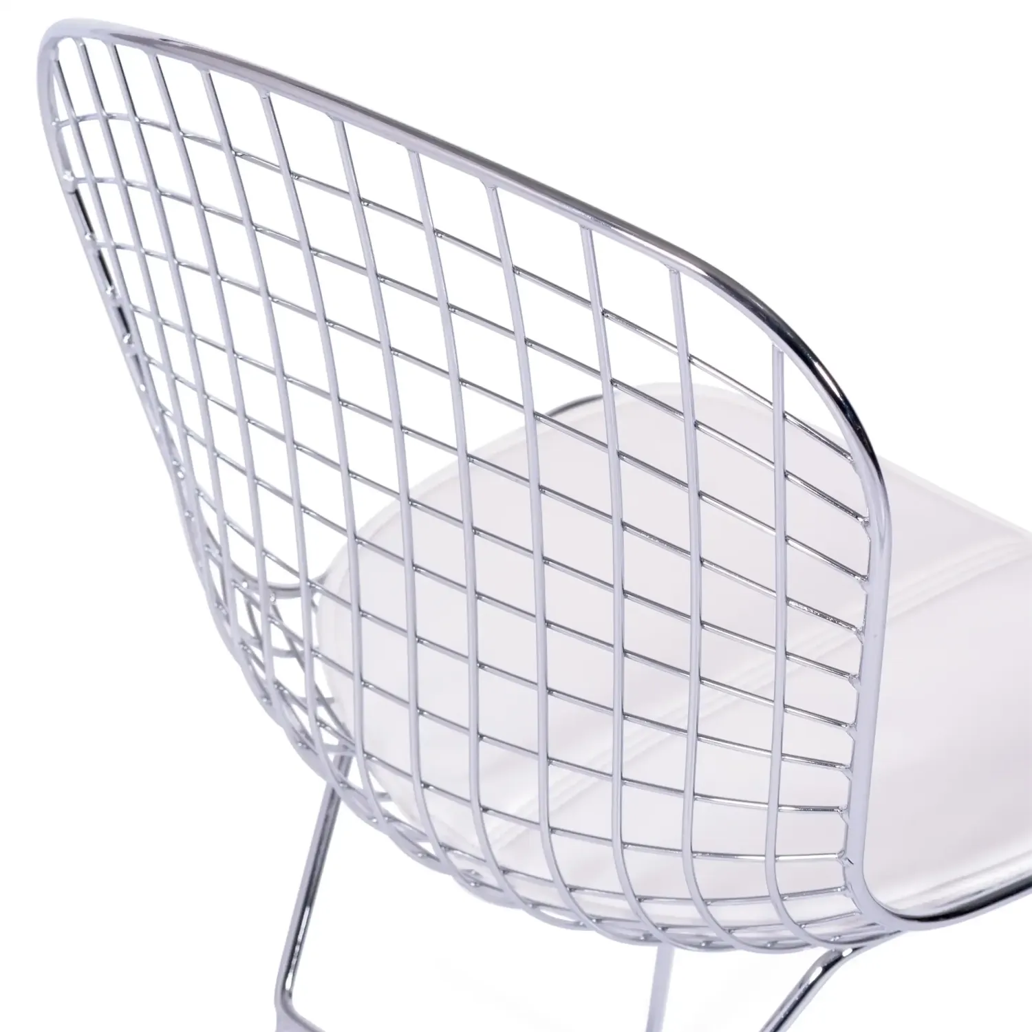 Chaise de salle à manger en acier chromé Berta FURNMOD - 16