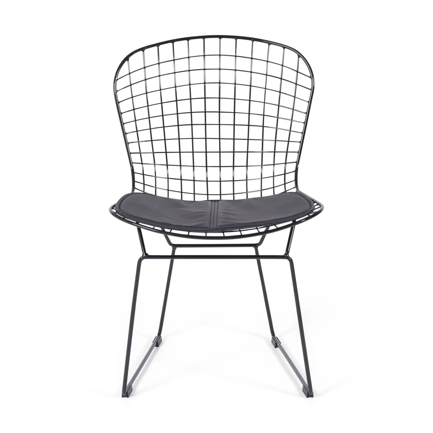 Sedia da pranzo in acciaio nero Berta FURNMOD - 3