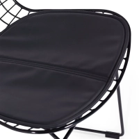 Sedia da pranzo in acciaio nero Berta FURNMOD - 4