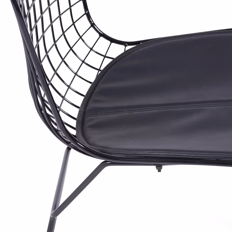 Musta teräksinen ruokailutuoli Berta FURNMOD - 2