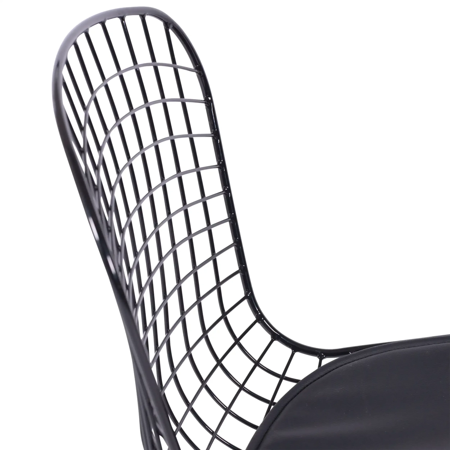 Berta black steel dining chair Berta FURNMOD - 6