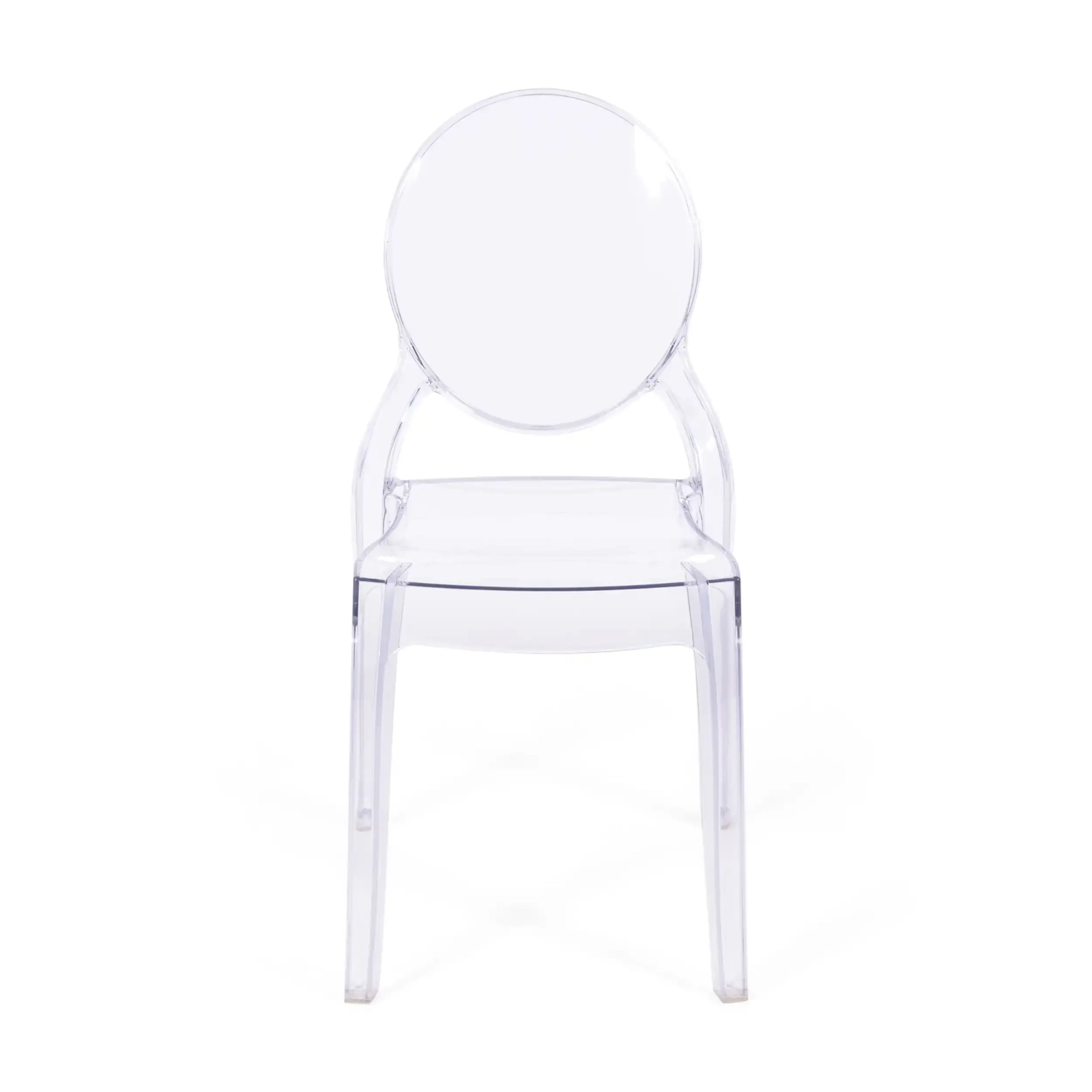 Lousiana transparent dining chair FURNMOD - 3