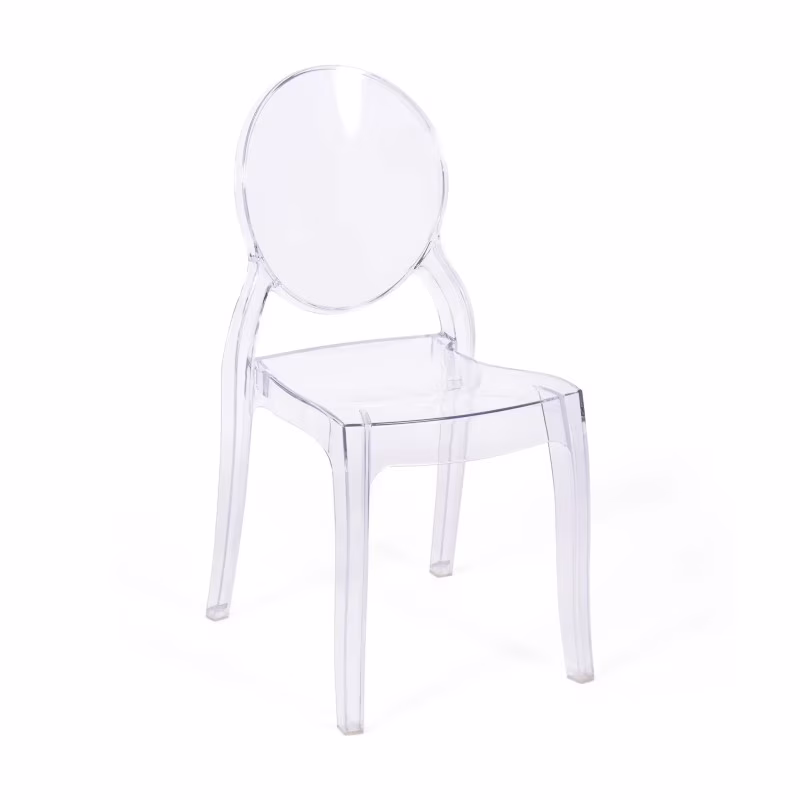Chaise de salle à manger transparente Lousiana FURNMOD - 1