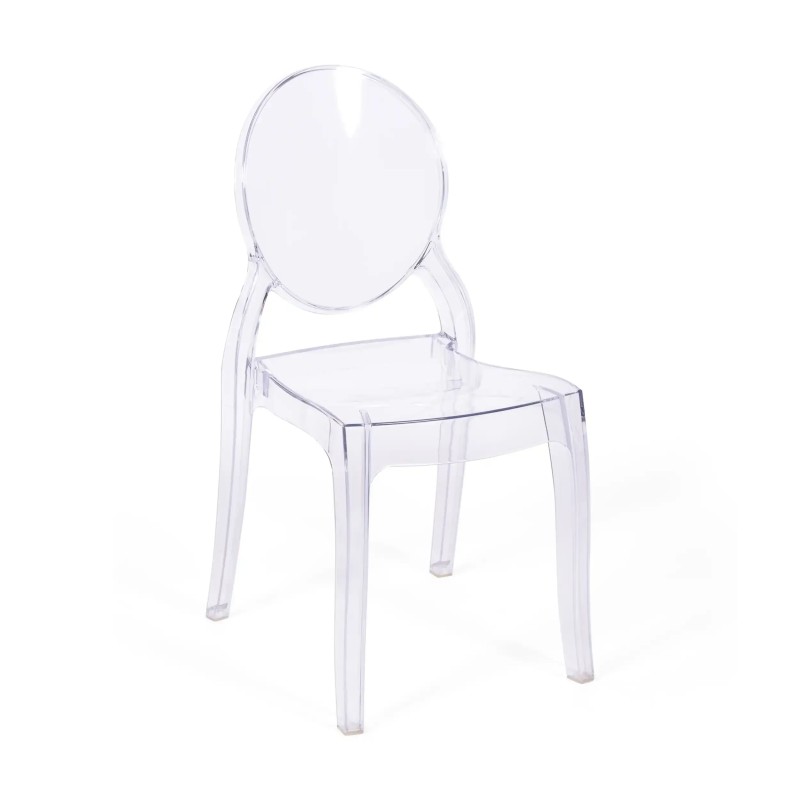 Lousiana transparent dining chair FURNMOD - 1