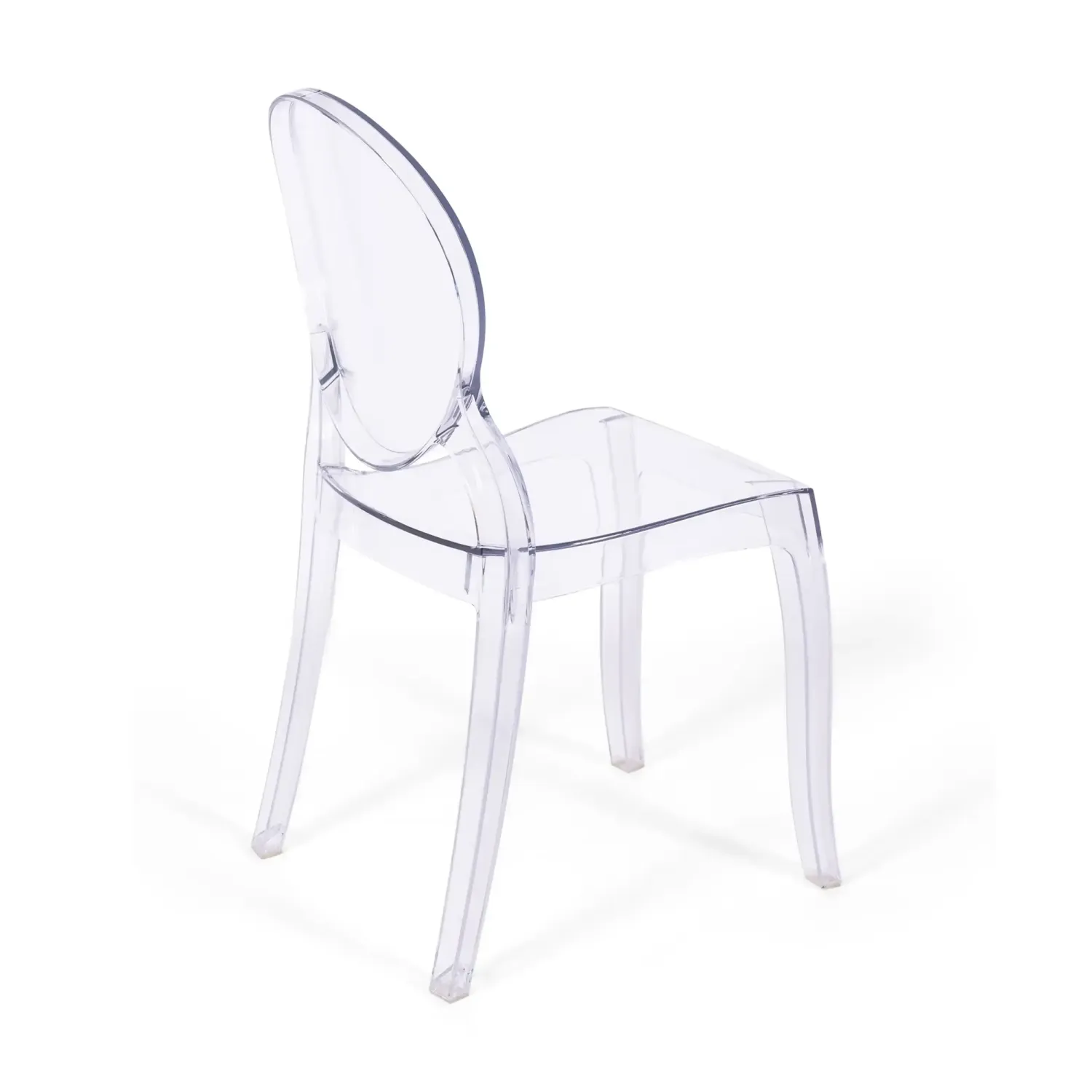 Chaise de salle à manger transparente Lousiana FURNMOD - 9