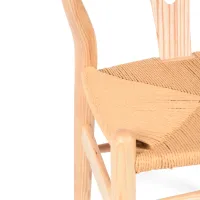 Wish CH24 Chair Handmade in Ash Wood FURNMOD - 6