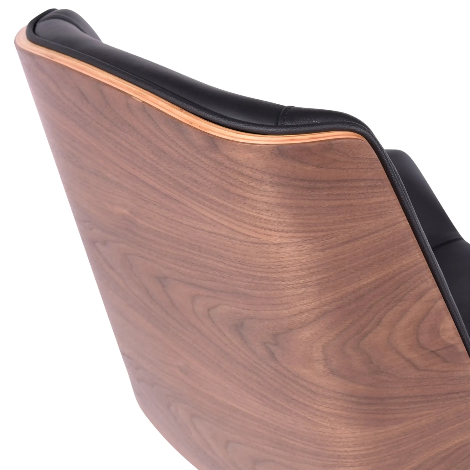 Italian leather and walnut office chair Nordic Nest Dream - 9