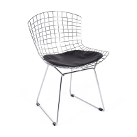Replica Chair Bertoia "High Quality" in Chromed Steel by the famous designer Hans J. Wegner
