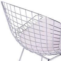 Replica Sedia Bertoia Cromata HQ - Sedie in Metallo - MobilieDesign
