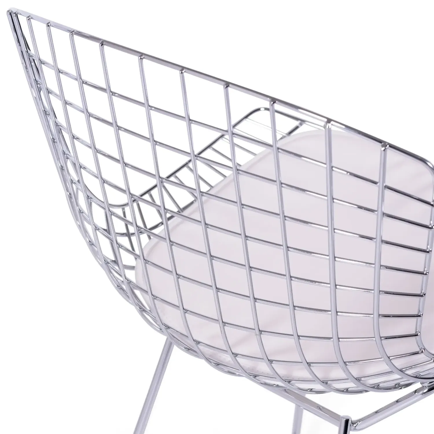 Réplique Chaise Bertoia Chrome - Chaise industrielle - Meubles Concept