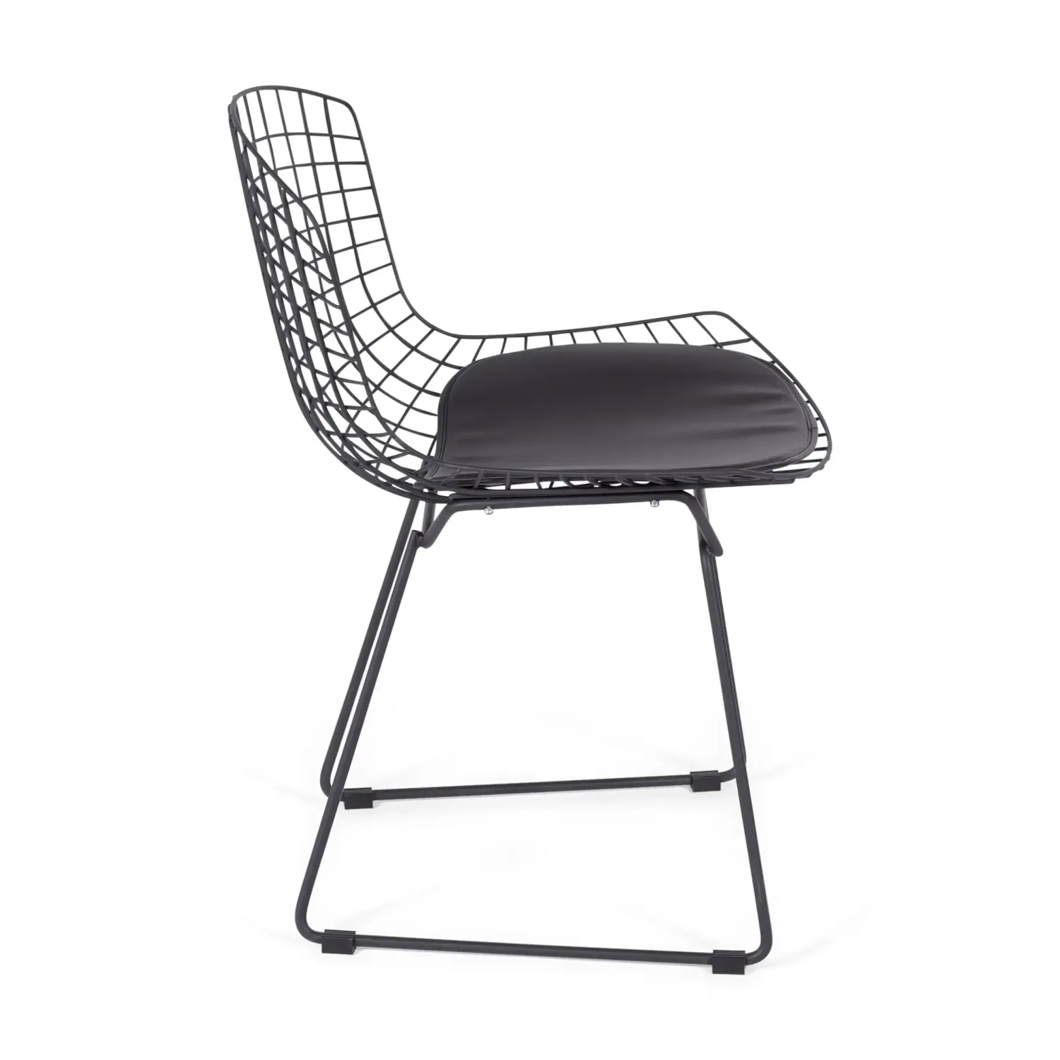 Réplique Chaise Bertoia in Noir - Chaise industrielle - MeublesConcept