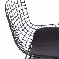 Réplique Chaise Bertoia in Noir - Chaise industrielle - MeublesConcept