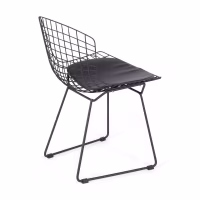 Réplique Chaise Bertoia in Noir - Chaise industrielle - MeublesConcept