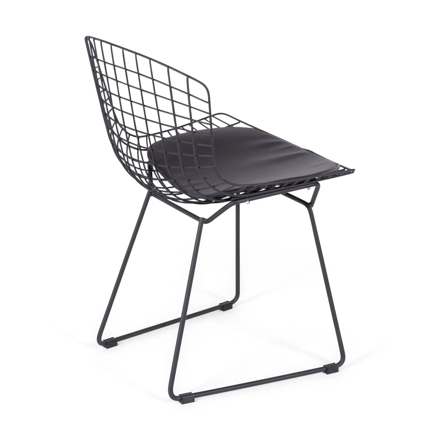 Réplique Chaise Bertoia in Noir - Chaise industrielle - MeublesConcept